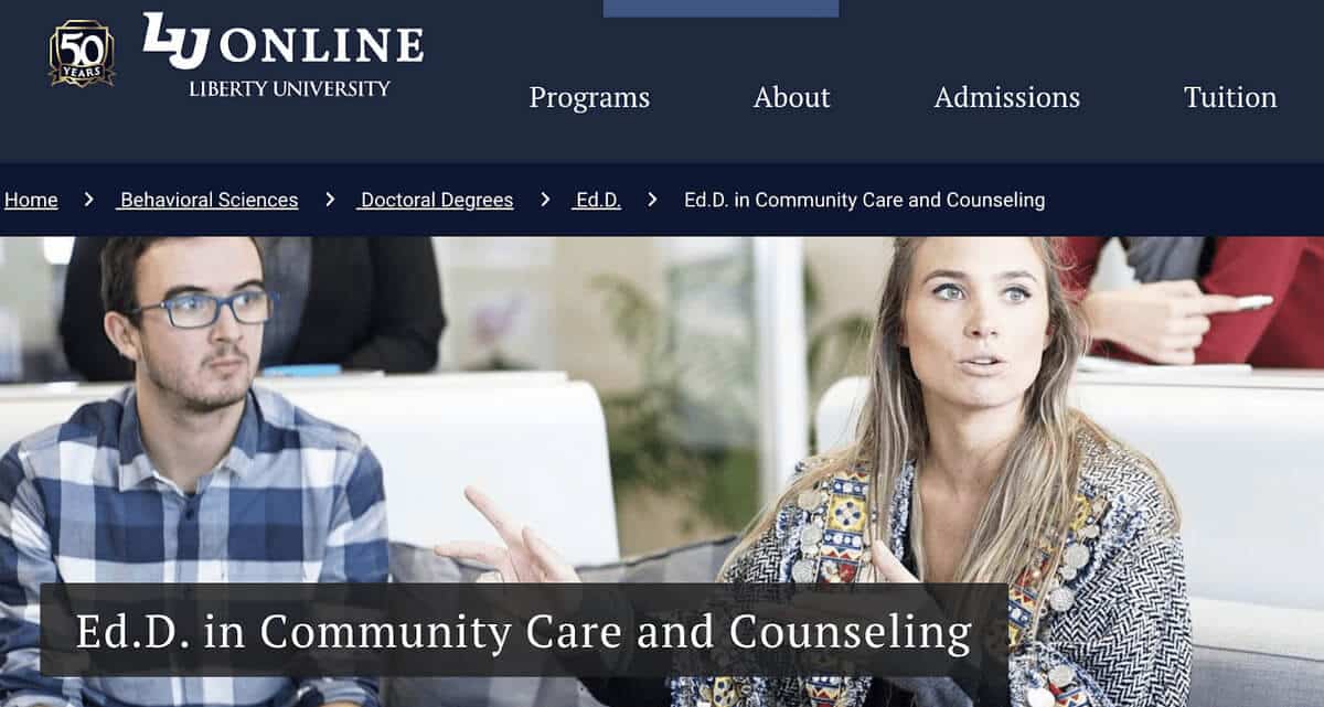Doctor of Education in Community Care & Counseling online phd