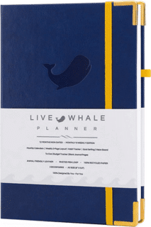 Live Whale Undated Planner - Most Flexible Planner for Grad Students